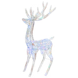 Vidaxl Weihnachtsdekoration Rentier 250 LEDs mehrfarbig 180 cm Acryl