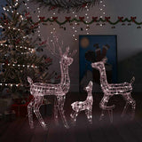 Vidaxl Christmas decorations Reindeer family 300 LEDs warm white acrylic