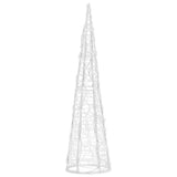 Vidaxl Light Cone Dekorative LED 60 cm warmes weißes Acryl