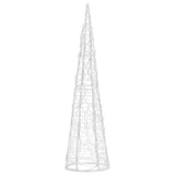 Vidaxl Light Cone Dekorative LED Kalt weiß 60 cm Acryl