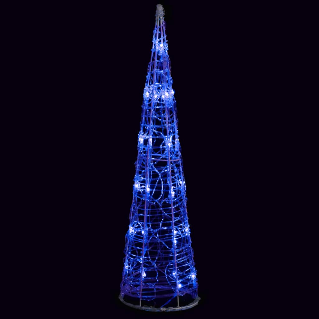 Vidaxx Lichtkegel Deko LED Blau 60 cm Acryl