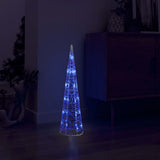 Vidaxx Lichtkegel Deko LED Blau 60 cm Acryl