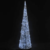 Vidaxl Light Cone Dekorative LED Kalt weiß 90 cm Acryl