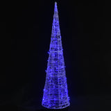 Vidaxl Light Cone Dekoracyjne LED Blue 120 cm akryl