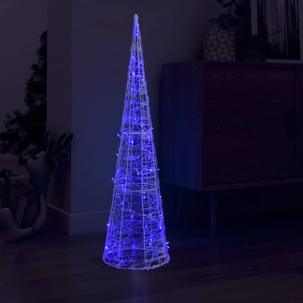 Vidaxl Light Cone Dekoracyjne LED Blue 120 cm akryl