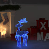 Vidaxl kerstversiering rendier met mesh 306 led's 60x24x89 cm