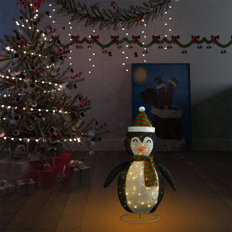 Vidaxl Christmas Penguin Dekorative LED 60 cm Luxus Stoff