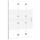 Vidaxl Duschgehäuse 100x140 cm ESG Weiß