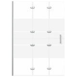 Vidaxl Duschgehäuse 100x140 cm ESG Weiß