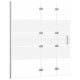 Vidaxl Duschgehäuse zusammenklappbar 120x140 cm ESG Weiß