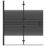 Vidaxl tuš za ohišje zgroženo 120x140 cm esg črna