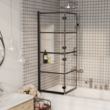 Vidaxl Shower Emplace 100x140 cm esg czarny