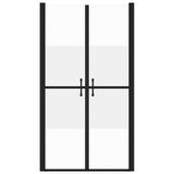 VIDAXL-Duschtür (78-81) x190 cm ESG-Halbmat