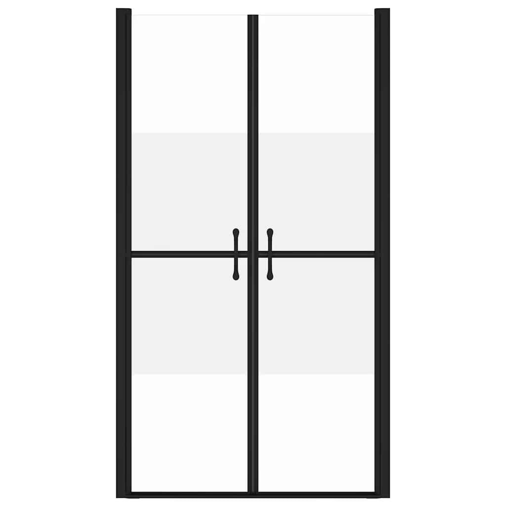 VIDAXL-Duschtür (88-91) x190 cm ESG-Halbmat