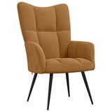 Vidaxl relaxstoel fluweel bruin