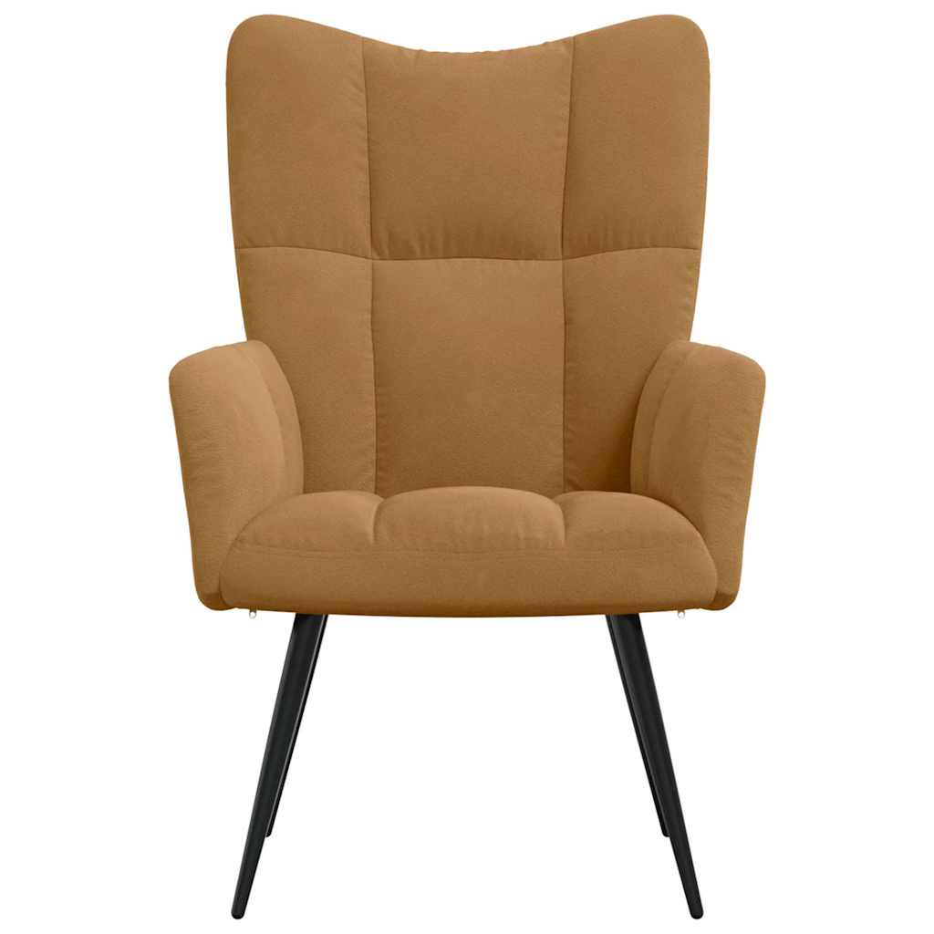 Vidaxl relaxstoel fluweel bruin