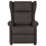 Vidaxl fauteuil verstelbaar stof taupe