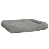 Vidaxl dog bed with cushions 115x100x20 cm Oxford fabric gray