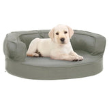 Vidaxl Dog Letto di lino ergonomico Look 60x42 cm grigio