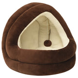 Vidaxl Cat basket 40x40x35 cm Brown and cream -colored