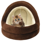 Vidaxl Cat basket 40x40x35 cm Brown and cream -colored