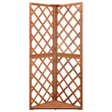 Vidaxl Latwerk angolo modello 50x50x145 cm Pineo solido