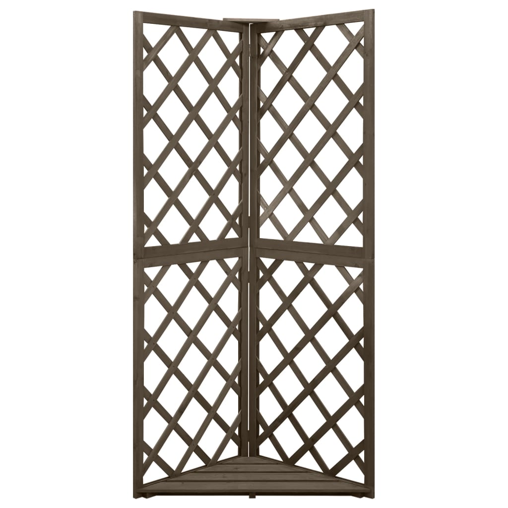 Vidaxl Latwerk Corner Modell 50x50x145 cm Festkieferholz