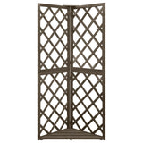 Vidaxl Latwerk Corner Modell 50x50x145 cm Festkieferholz