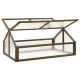 Vidaxl Greenhouse 114x80x50 cm Vurenhout Grau