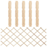 Vidaxl Garden Slat Works 5 St 180x80 cm Festkieferholz