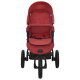 Vidaxl Pram Stahlrot
