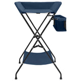 VidaXL change table iron navy blue