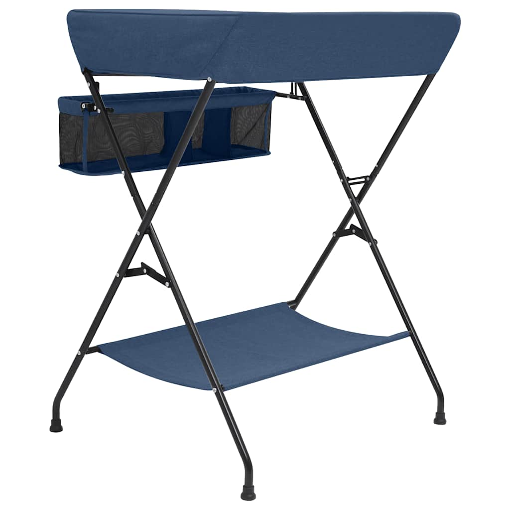 Vidaxl Change Table Table Iron Navy Blue