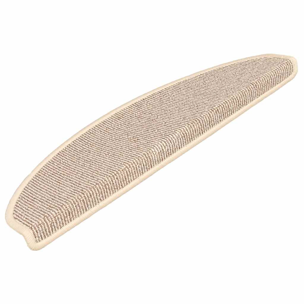 VidaXL Stufenmatten 15 Stück 65x21x4 cm weiß und braun