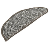 Vidaxl stair mats 15 st 56x17x3 cm anthracite -colored