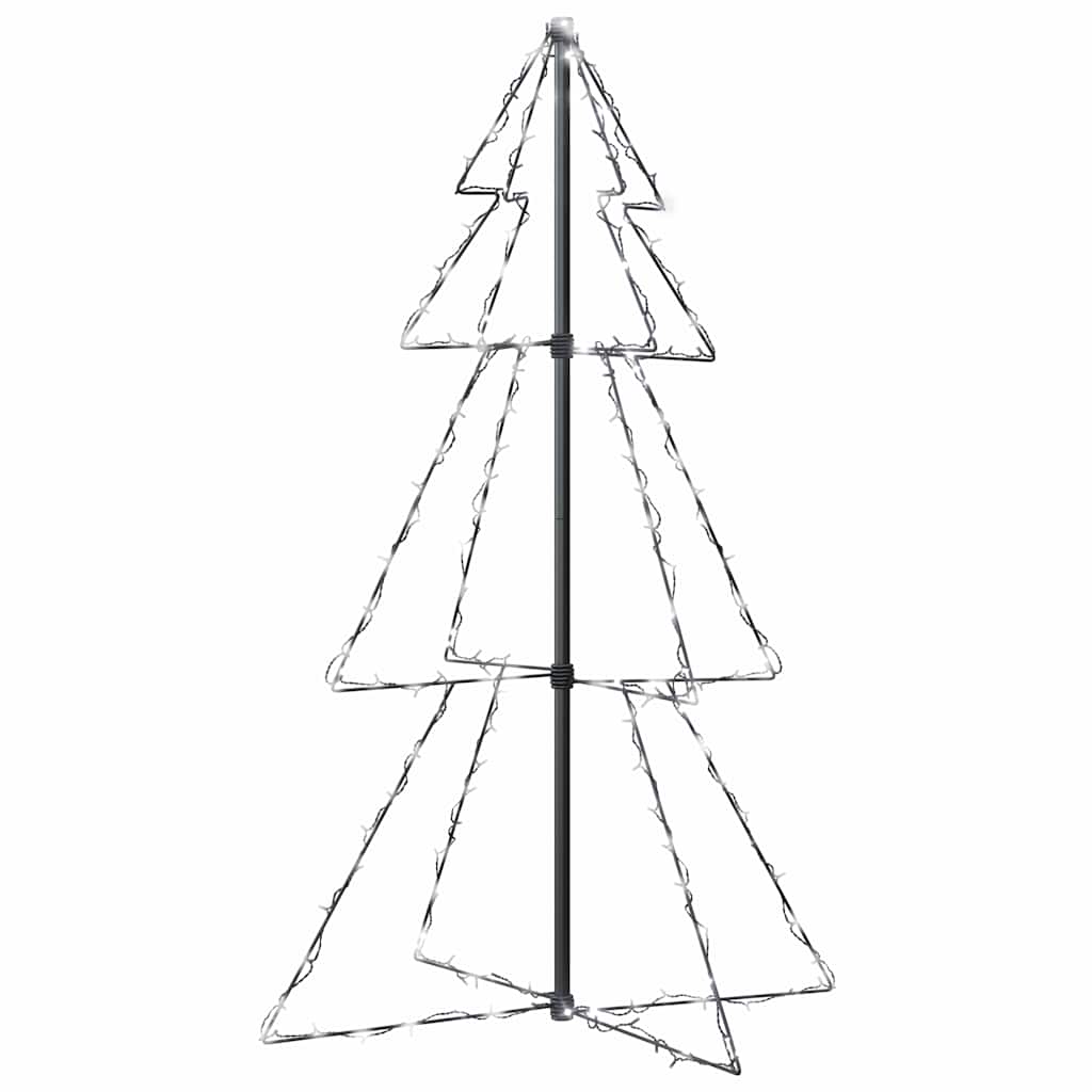 VIDAXL KegelKERSTBOOM 160 LEDs innerhalb und außerhalb von 78x120 cm