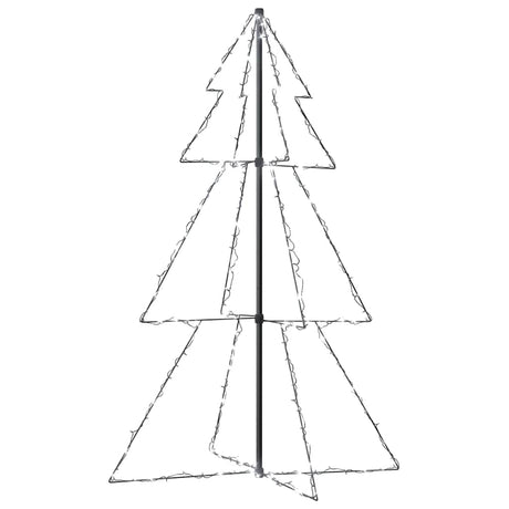 Vidaxl KegelKERSTBOOM 200 LEDs innerhalb und außerhalb von 98x150 cm