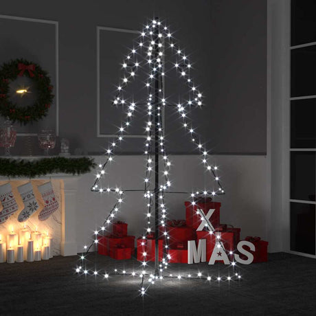 Vidaxl KegelKERSTBOOM 200 LEDs innerhalb und außerhalb von 98x150 cm