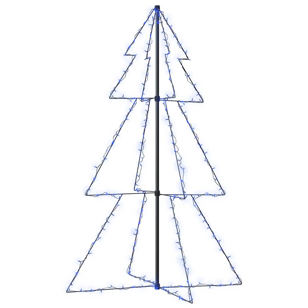 Vidaxl KegelKERSTBOOM 200 LEDs innerhalb und außerhalb von 98x150 cm