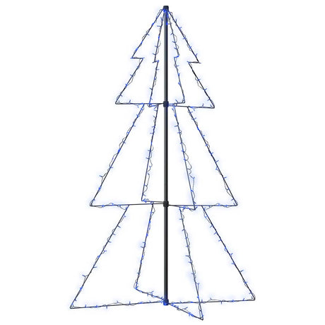 Vidaxl KegelKERSTBOOM 200 LEDs innerhalb und außerhalb von 98x150 cm