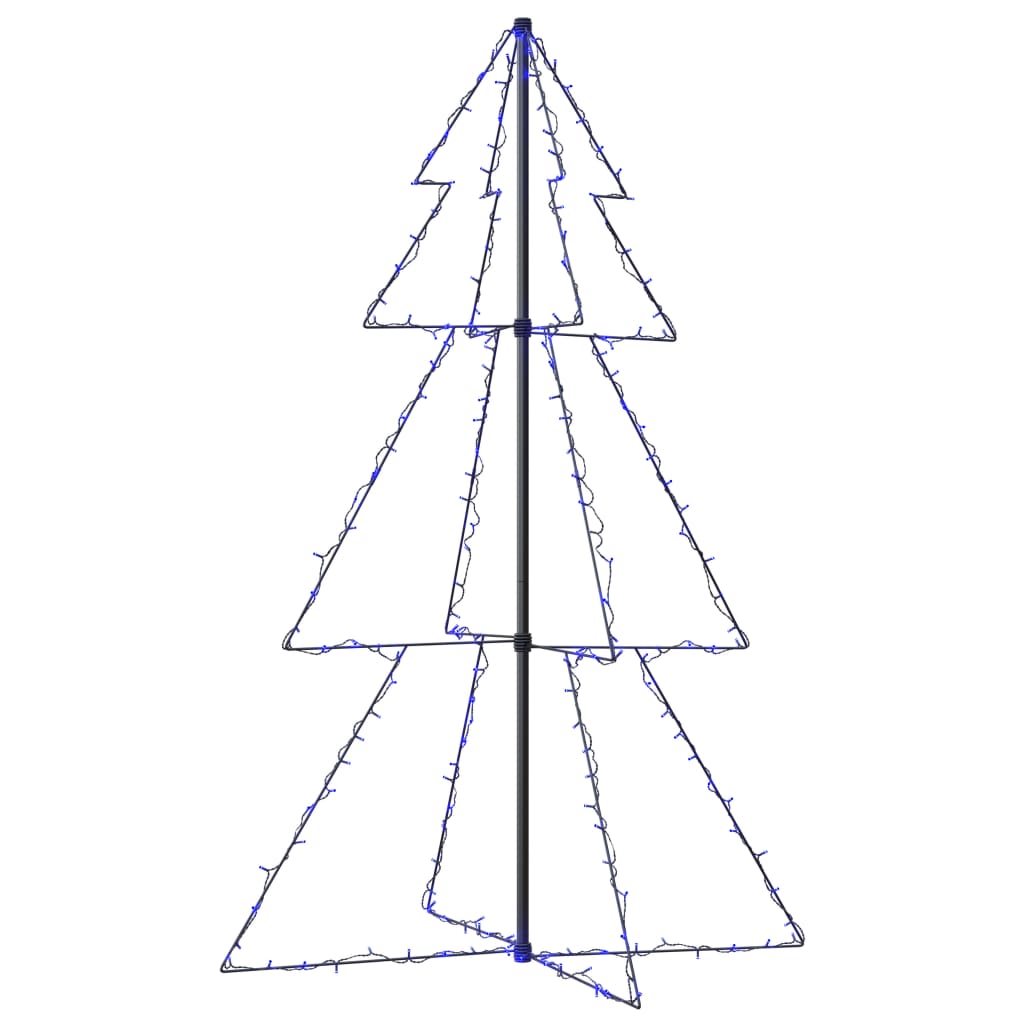 Vidaxl KegelKerstboom 200 lysdioder inom och utanför 98x150 cm