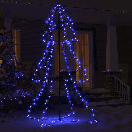 Vidaxl KegelKERSTBOOM 200 LEDs innerhalb und außerhalb von 98x150 cm