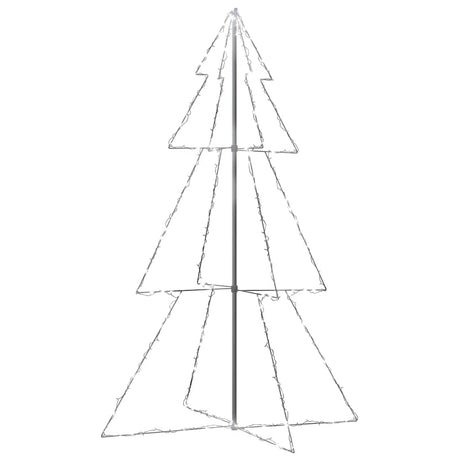 VIDAXL KegelKERSTBOOM 240 LEDs innerhalb und außerhalb von 118x150 cm