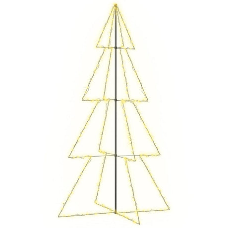 VIDAXL KegelKERSTBOOM 360 LEDs innerhalb und außerhalb von 143x250 cm