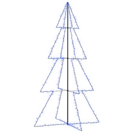 VIDAXL KegelKERSTBOOM 360 LEDs innerhalb und außerhalb von 143x250 cm
