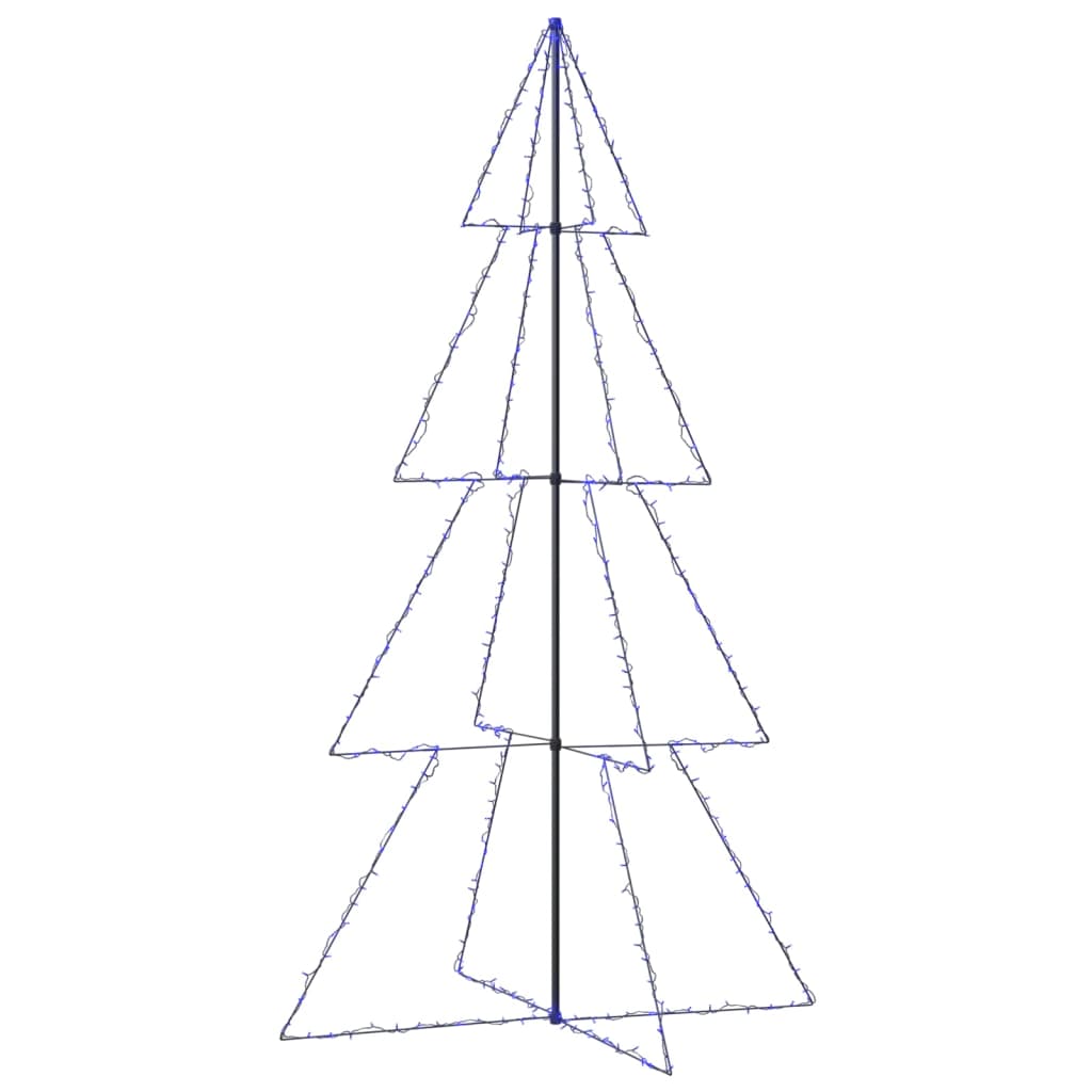 Vidaxl KegelKerstboom 360 lysdioder inom och utanför 143x250 cm