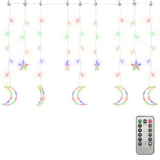 Vidaxl Light Girland Star und Mond 138 LEDs Multi -Colored