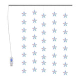 Vidaxl Light Cord Vorhangsterne mit 200 LEDs 8 Funktionen Multi -Colored