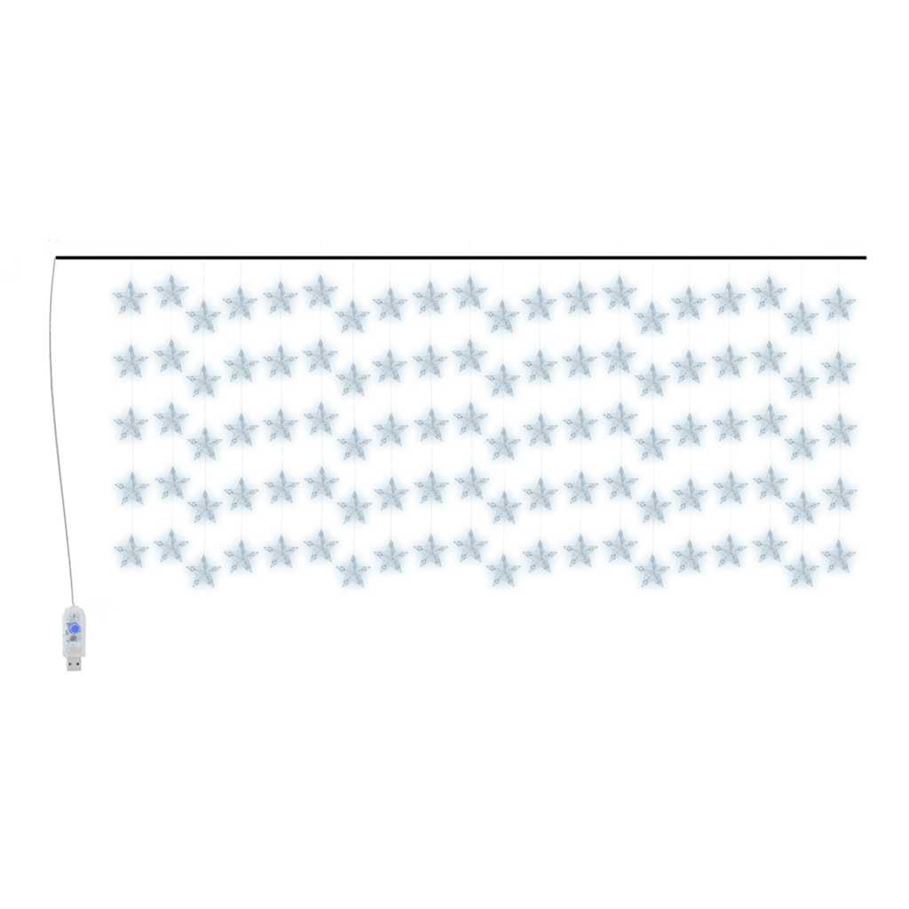 Vidaxl Light Corder Stars mit 500 LEDs und 8 Funktionen kalt weiß