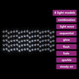 Vidaxl Light Corder Stars med 500 LED'er og 8 funktioner koldhvide